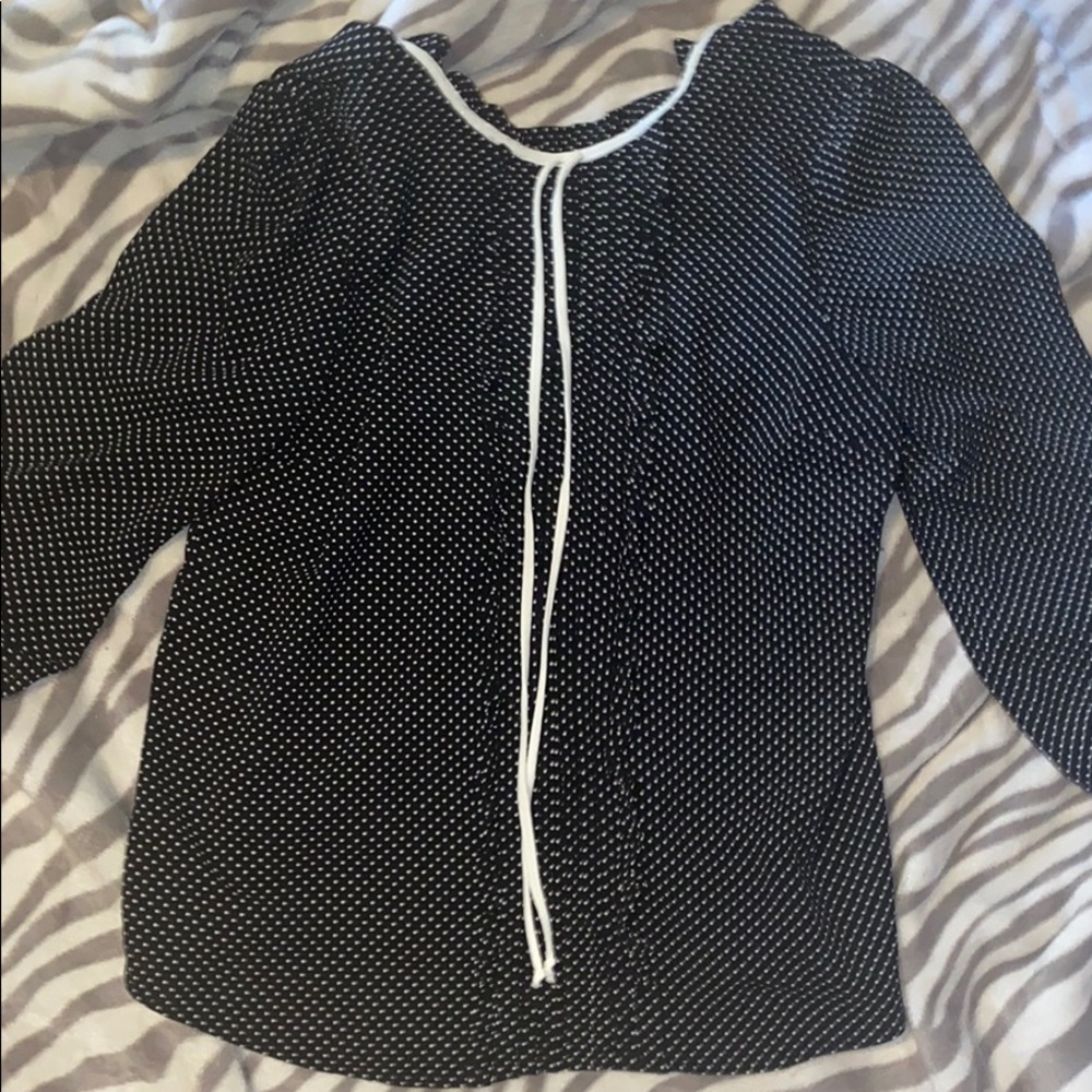 Polka dot blouse
